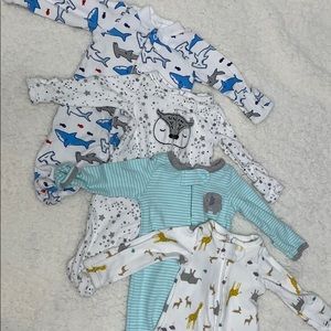 4 preemie pajamas!